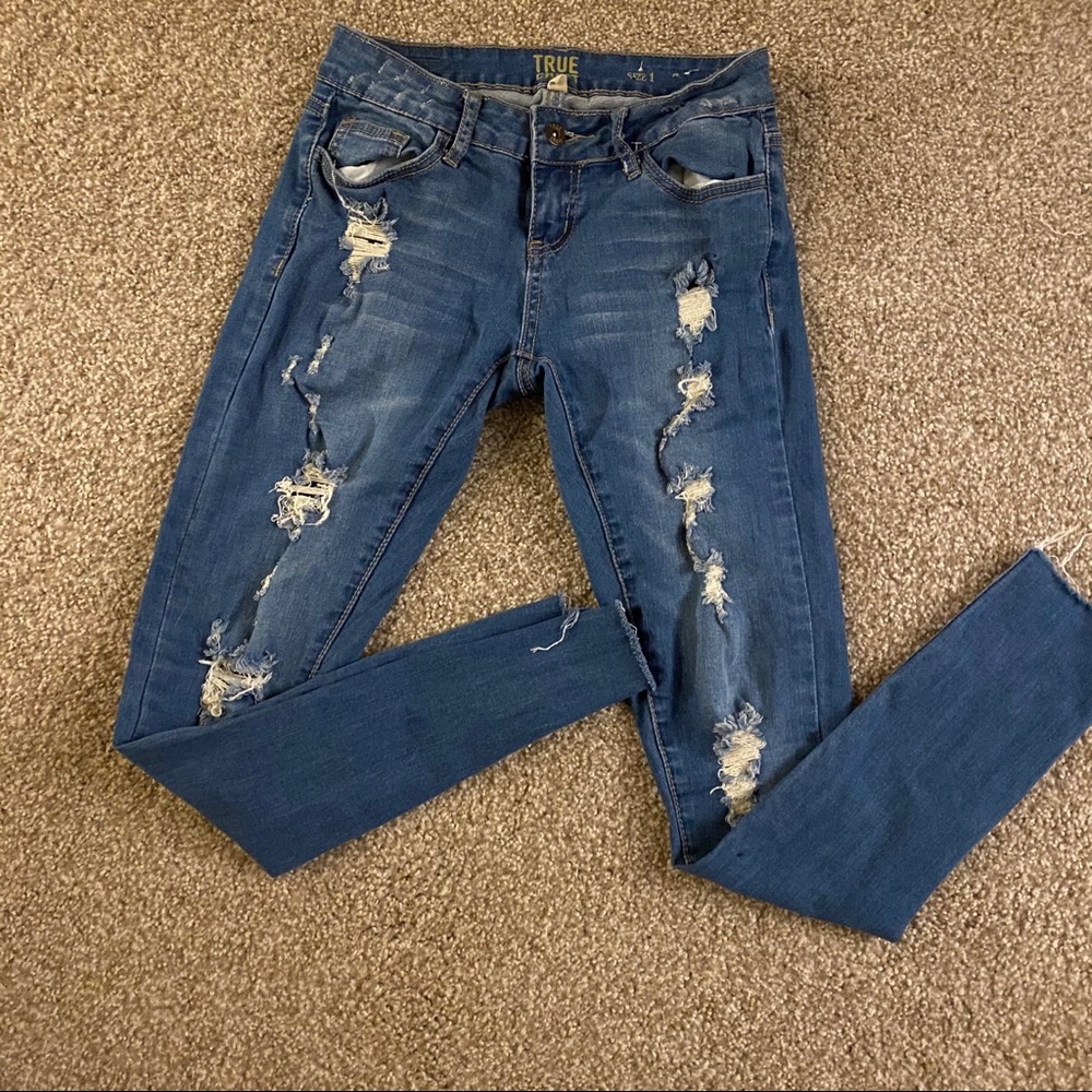 Distressed Jeans